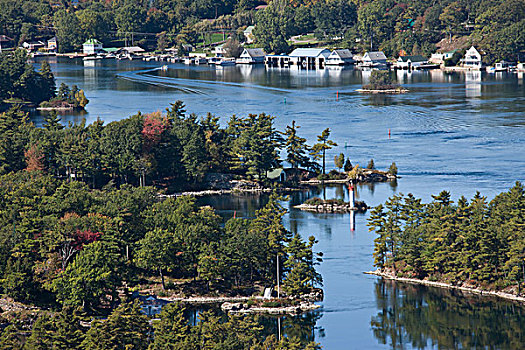 加拿大千岛湖风景