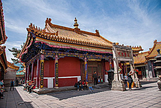 山西忻州市五台山菩萨顶大雄宝殿