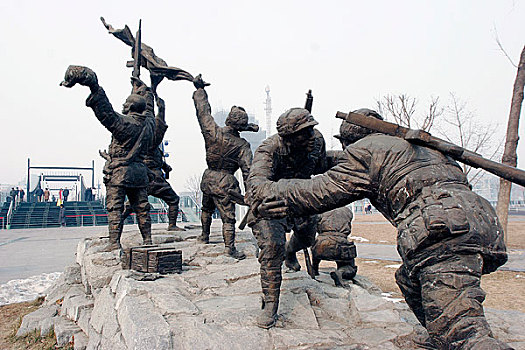 天津海河景观雕塑