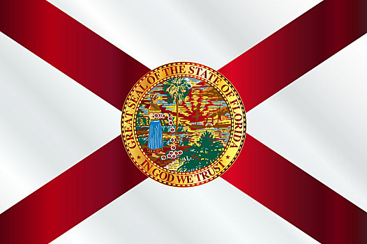 佛罗里达,旗帜,光泽