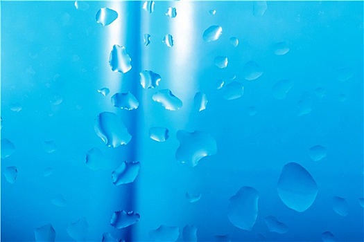 蓝色,抽象,背景,水滴