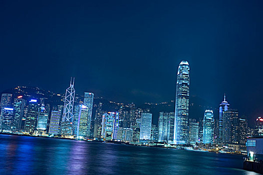 光亮,天际线,维多利亚岛,香港岛,香港,亚洲