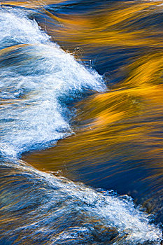 佛蒙特州,牙买加,州立公园,长时间曝光,流动,河