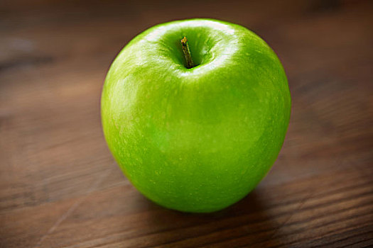 健康饮食,概念,苹果,木桌子,聚焦