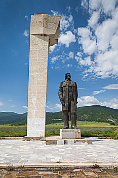 保加利亚,中心,山,卡赞勒克,纪念建筑,革命,玫瑰,地点