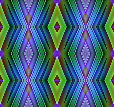 抽象,几何,背景,无缝,图案,绿色,紫色