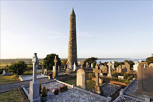 墓地,教堂,沃特福德,爱尔兰