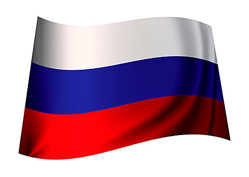 旗帜,俄罗斯,红色,白色,蓝色,彩色,摆动