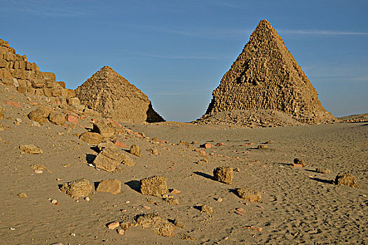 金字塔,北方,努比亚,苏丹,非洲