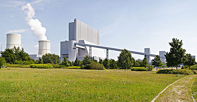 发电站,勃兰登堡,德国,欧洲
