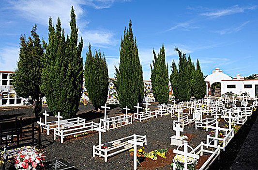 墓地,帕尔玛,加纳利群岛,西班牙,欧洲