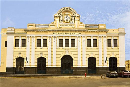 建筑,火车站,车站,利马,秘鲁