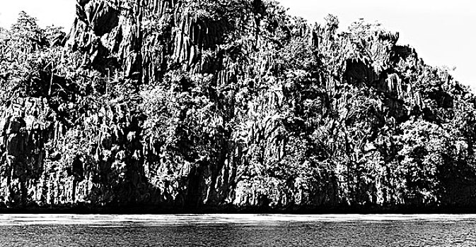 菲律宾,风景,悬崖,漂亮,天堂湾,热带,泻湖