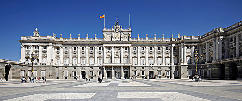 院落,皇宫,马德里,马德里皇宫,西班牙,欧洲