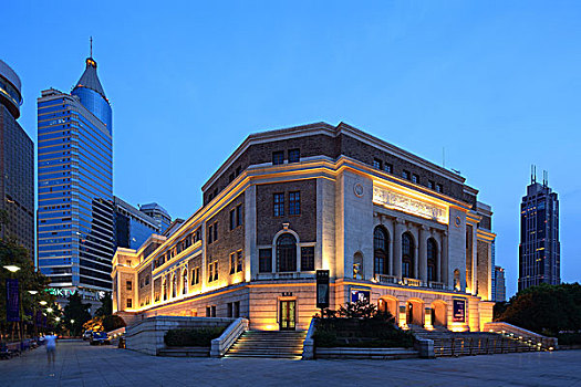 上海音乐厅夜景