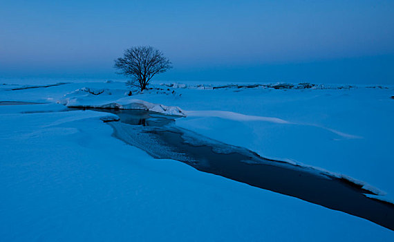 兴凯湖冰雪风光