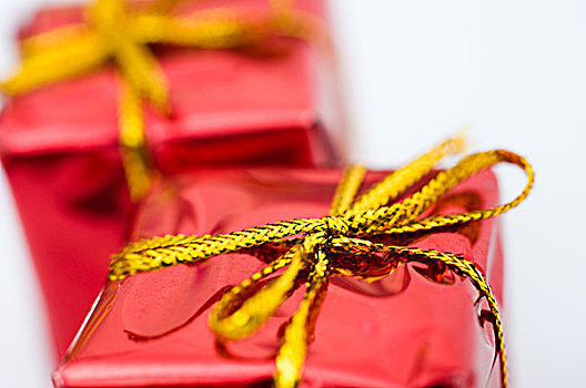 圣诞礼物,红色,包装,装饰