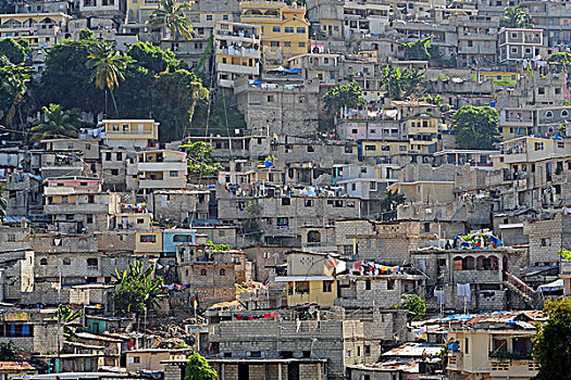 haiti,port,au,prince,view,on,the,slum,of,jalousie