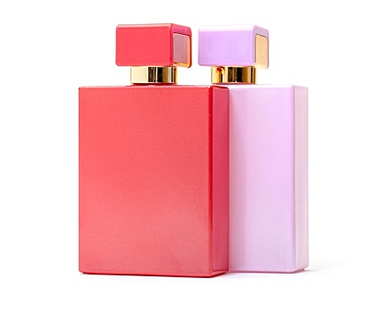 红色,粉色,香水,瓶子