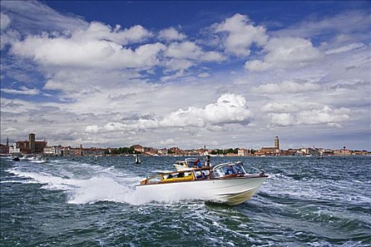 水上出租车,威尼斯,威尼托,意大利