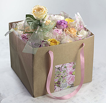 鲜花装饰花饰礼盒