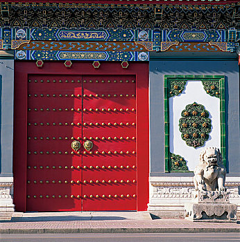 北京图书馆大门