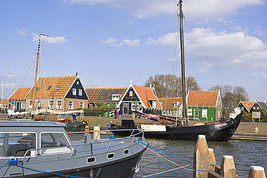 船,港口,北方,荷兰