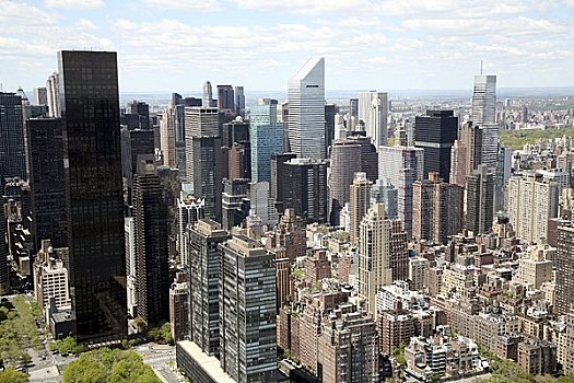 美国,纽约,曼哈顿,城市,摩天大楼