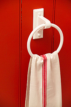 白色,毛巾,固定器具