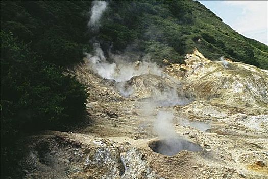 动作,硫,火山,岛屿