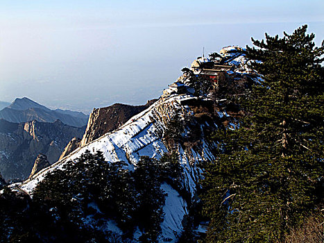 陕西-西岳华山西峰屈岭