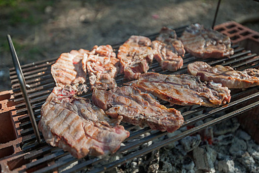 美味,烤肉,烧烤