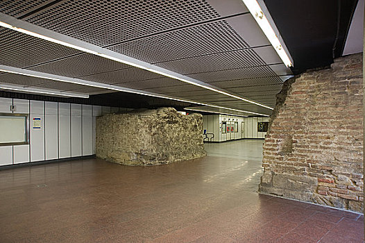 城墙,车站,维也纳,奥地利