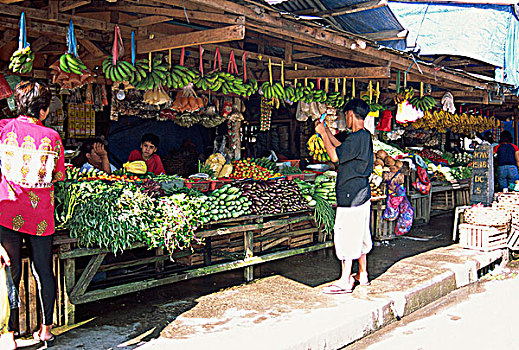 水果,蔬菜,货摊,道路