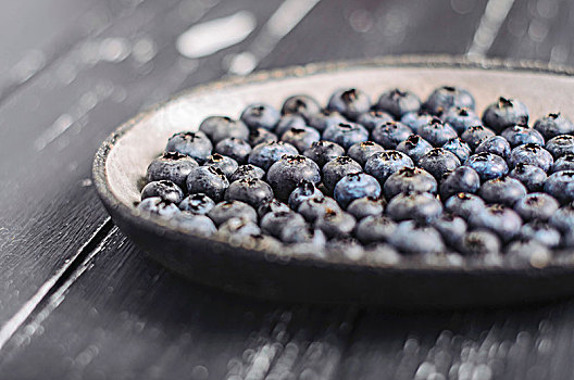 蓝莓,盘子