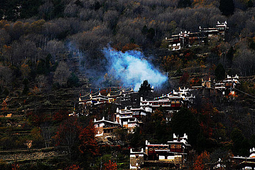 西藏山村风景