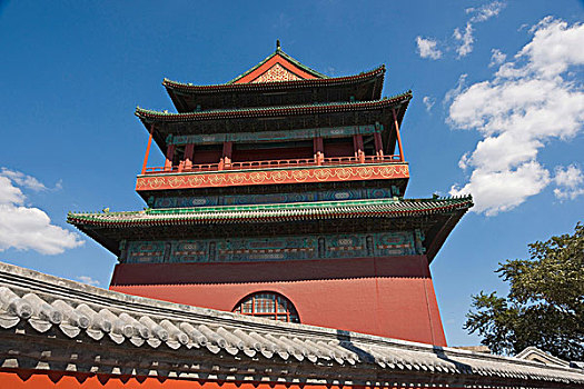 钟楼,北京,中国,亚洲