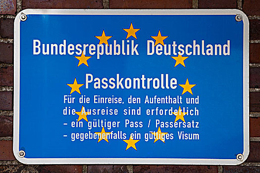 德国,边界,标识,联邦德国,护照,控制,东方,下萨克森,欧洲