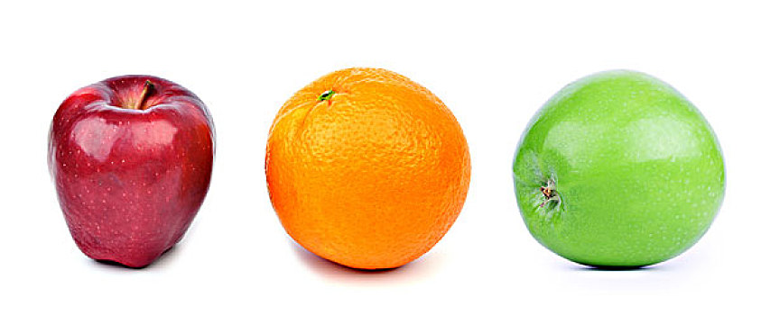 健康饮食,苹果和橙子