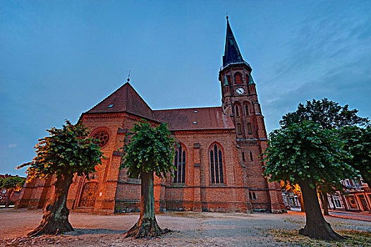 教堂,梅克伦堡前波莫瑞州,德国,欧洲
