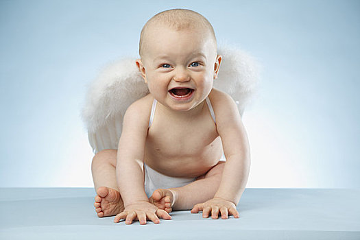 嬰兒,衣服,天使