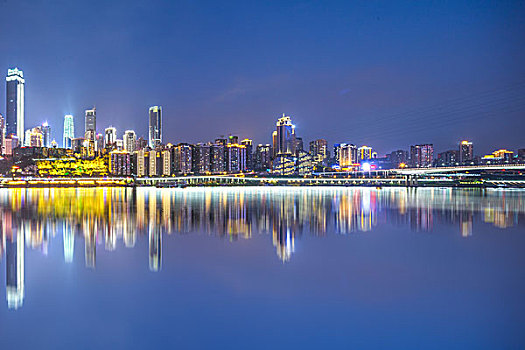 夜景,重庆,水