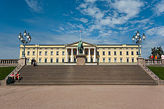 宫殿,奥斯陆,东方,挪威