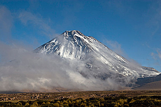 山,火山,阿塔卡马沙漠,智利,南美