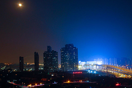 都市夜景,夜景拍摄