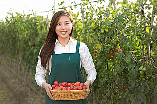 年轻,美女,中国人,女人,绿色,地点