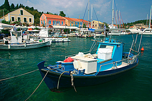 港口,凯法利尼亚岛,希腊