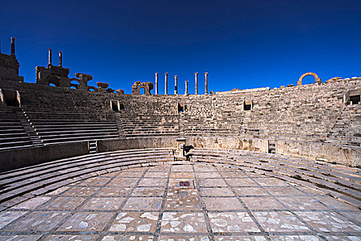 遗址,罗马,剧院,莱普蒂斯马格纳,利比亚