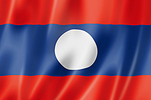 老挝,旗帜