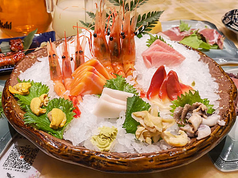 日本料理-生鱼片,刺身
